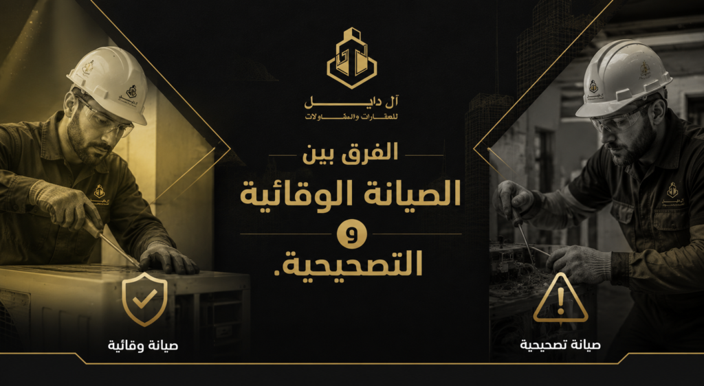 الفرق بين الصيانة الوقائية والتصحيحية